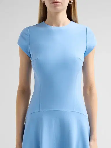 Oscar de la Renta Women's 3D Guipure Virgin Wool-Blend Maxi Dress - Talc Blue | Thumbnail 5 Oscar de la Renta Women's 3D Guipure Virgin Wool-Blend Maxi Dress - Talc Blue | Thumbnail 5