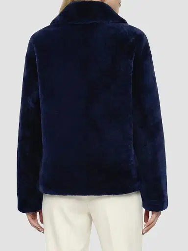 Gorski Women's Select Lamb Jacket - Royal Blue - Size Small | Thumbnail 5 Gorski Women's Select Lamb Jacket - Royal Blue - Size Small | Thumbnail 5