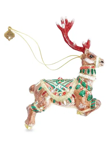 Jay Strongwater Comet Reindeer Glass Ornament | Thumbnail 2 Jay Strongwater Comet Reindeer Glass Ornament | Thumbnail 2