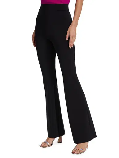 Chiara Boni La Petite Robe Women's Venus High-Waisted Flare Pants | Thumbnail 4 Chiara Boni La Petite Robe Women's Venus High-Waisted Flare Pants | Thumbnail 4