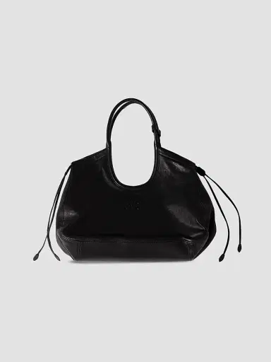 Miu Miu Women's Ivy Nappa Leather Shopping Bag - Black | Thumbnail 5 Miu Miu Women's Ivy Nappa Leather Shopping Bag - Black | Thumbnail 5