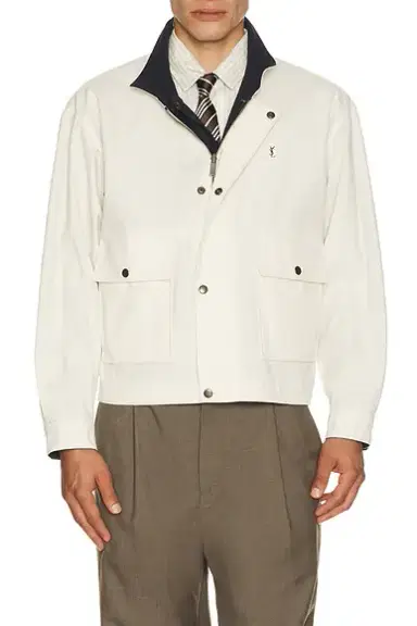 Saint Laurent Reversible Bomber Jacket | Thumbnail 2 Saint Laurent Reversible Bomber Jacket | Thumbnail 2