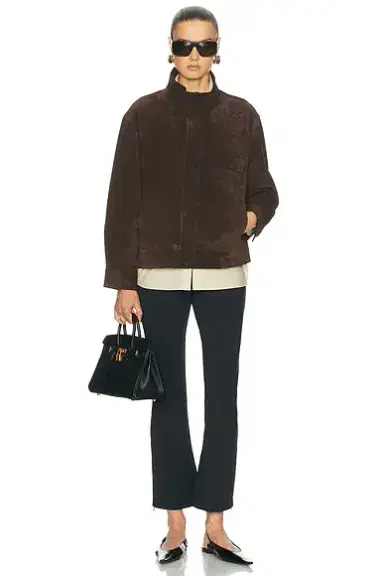NILI LOTAN Cirque Suede Jacket | Thumbnail 4 NILI LOTAN Cirque Suede Jacket | Thumbnail 4