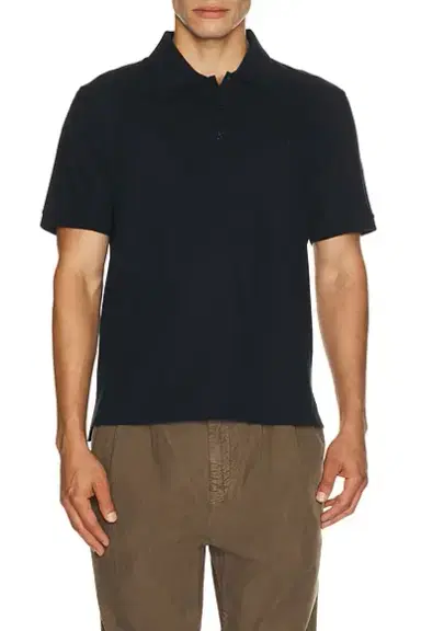 Saint Laurent Cassandre Embroidered Polo | Thumbnail 1 Saint Laurent Cassandre Embroidered Polo | Thumbnail 1