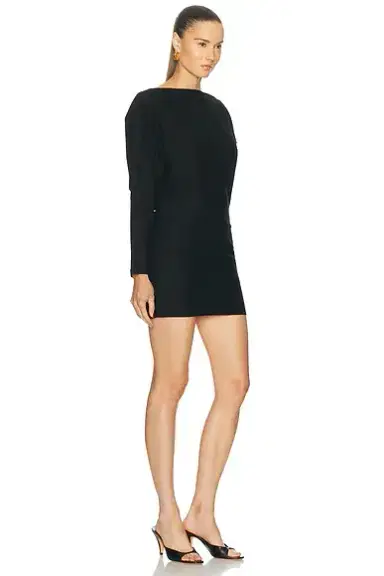 Enza Costa Supima Structured Jersey Dolman Curve Dress | Thumbnail 2 Enza Costa Supima Structured Jersey Dolman Curve Dress | Thumbnail 2