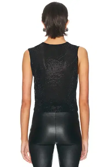 Alexander Wang Hotfix Knotted Deep V-Neck Tank Top | Thumbnail 3 Alexander Wang Hotfix Knotted Deep V-Neck Tank Top | Thumbnail 3