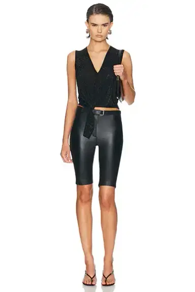 Alexander Wang Hotfix Knotted Deep V-Neck Tank Top | Thumbnail 4 Alexander Wang Hotfix Knotted Deep V-Neck Tank Top | Thumbnail 4