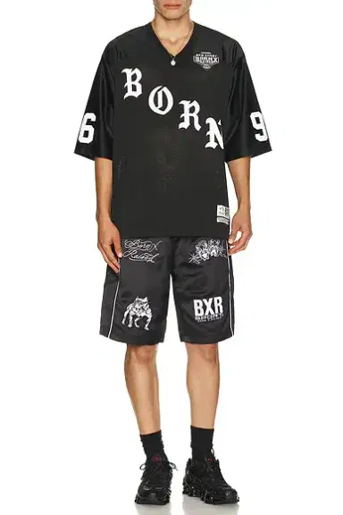 Born x Raised Satin Boxing Trunks | Thumbnail 4 Born x Raised Satin Boxing Trunks | Thumbnail 4