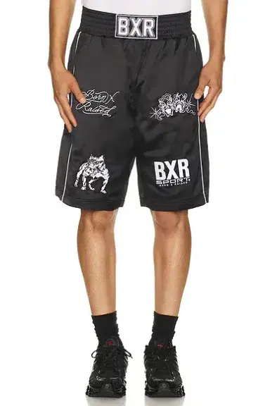 Born x Raised Satin Boxing Trunks | Thumbnail 1 Born x Raised Satin Boxing Trunks | Thumbnail 1
