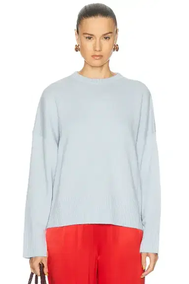 Loulou de Saison Anton Long Sleeve Crewneck Sweater | Thumbnail 1 Loulou de Saison Anton Long Sleeve Crewneck Sweater | Thumbnail 1