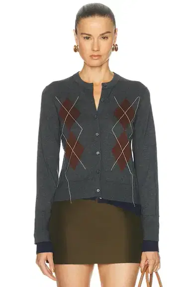 Acne Studios Kohona Silk Wool Cardigan | Thumbnail 1 Acne Studios Kohona Silk Wool Cardigan | Thumbnail 1