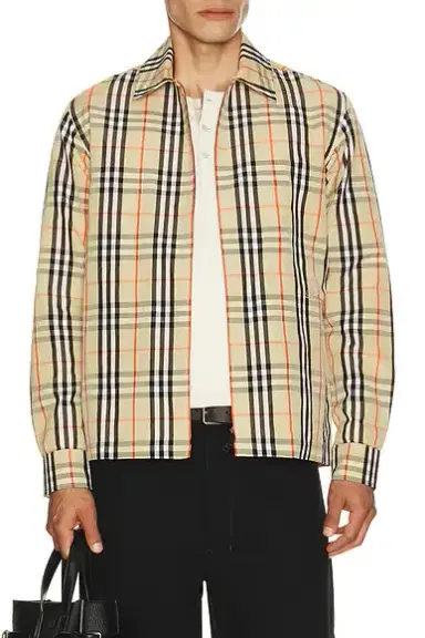 Burberry Ollie Zip Shirt | Thumbnail 1 Burberry Ollie Zip Shirt | Thumbnail 1