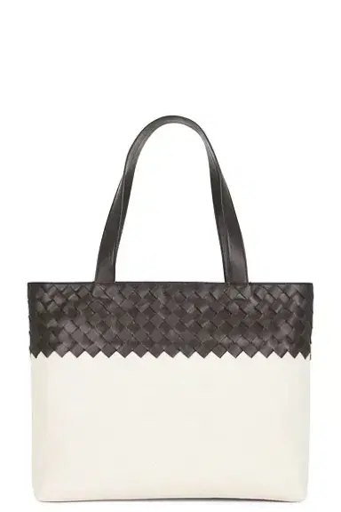 Bottega Veneta Small Zipped Tote Canvas Bonded Intr. 15 Avenue | Thumbnail 1 Bottega Veneta Small Zipped Tote Canvas Bonded Intr. 15 Avenue | Thumbnail 1