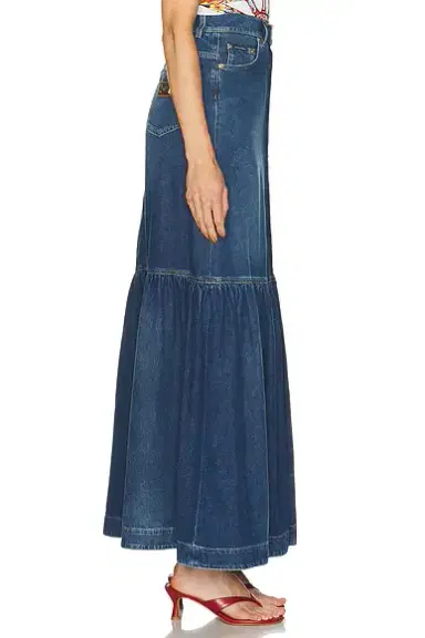 Dolce & Gabbana Button Front Denim Maxi Skirt | Thumbnail 4 Dolce & Gabbana Button Front Denim Maxi Skirt | Thumbnail 4