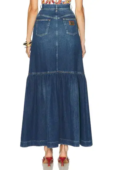 Dolce & Gabbana Button Front Denim Maxi Skirt | Thumbnail 5 Dolce & Gabbana Button Front Denim Maxi Skirt | Thumbnail 5