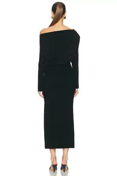 Simkhai Janese Off Shoulder Midi Dress | Thumbnail 4 Simkhai Janese Off Shoulder Midi Dress | Thumbnail 4