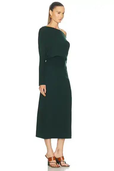 Simkhai Janese Off Shoulder Midi Dress | Thumbnail 2 Simkhai Janese Off Shoulder Midi Dress | Thumbnail 2