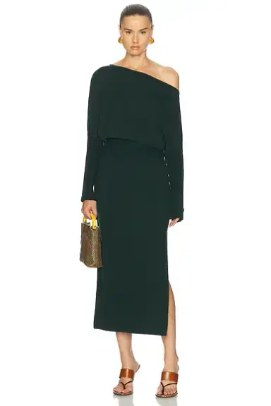 Simkhai Janese Off Shoulder Midi Dress | Thumbnail 1 Simkhai Janese Off Shoulder Midi Dress | Thumbnail 1