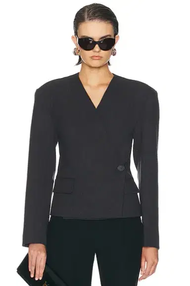 EAVES x Blake Evin Cropped Naama Blazer | Thumbnail 1 EAVES x Blake Evin Cropped Naama Blazer | Thumbnail 1