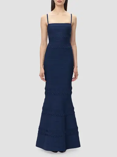 Hervé Léger Women's The Caitlin Gown - Storm | Thumbnail 4 Hervé Léger Women's The Caitlin Gown - Storm | Thumbnail 4
