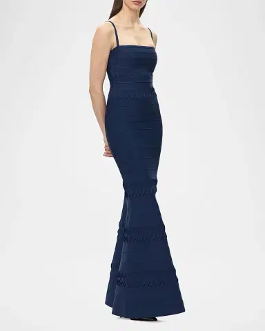 Hervé Léger Women's The Caitlin Gown - Storm | Thumbnail 5 Hervé Léger Women's The Caitlin Gown - Storm | Thumbnail 5