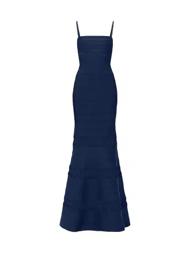 Hervé Léger Women's The Caitlin Gown - Storm | Thumbnail 1 Hervé Léger Women's The Caitlin Gown - Storm | Thumbnail 1