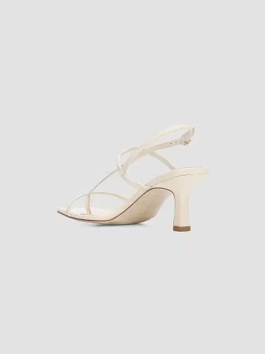 Aeyde Women's Elise 65MM Leather Sandals - Creamy | Thumbnail 2 Aeyde Women's Elise 65MM Leather Sandals - Creamy | Thumbnail 2