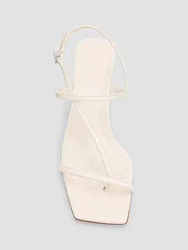 Aeyde Women's Elise 65MM Leather Sandals - Creamy | Thumbnail 4 Aeyde Women's Elise 65MM Leather Sandals - Creamy | Thumbnail 4