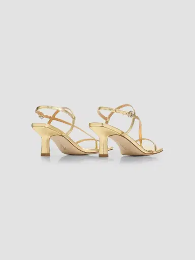 Aeyde Women's Elise 65MM Leather Sandals - Gold | Thumbnail 3 Aeyde Women's Elise 65MM Leather Sandals - Gold | Thumbnail 3