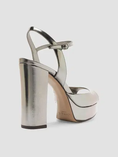 Alexandre Birman Women's Amy 0MM Leather Platform Sandals - Grafite | Thumbnail 2 Alexandre Birman Women's Amy 0MM Leather Platform Sandals - Grafite | Thumbnail 2