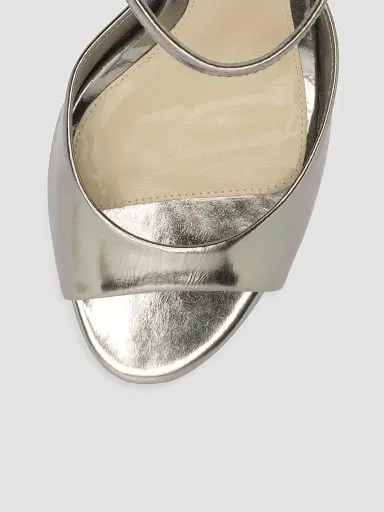 Alexandre Birman Women's Amy 0MM Leather Platform Sandals - Grafite | Thumbnail 4 Alexandre Birman Women's Amy 0MM Leather Platform Sandals - Grafite | Thumbnail 4