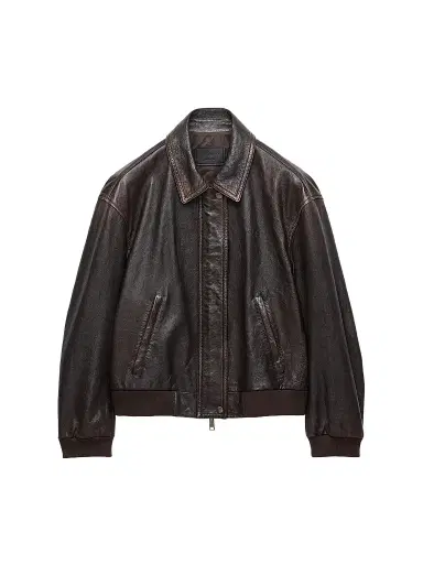 Prada Women's Nappa Leather Jacket - Brown | Thumbnail 1 Prada Women's Nappa Leather Jacket - Brown | Thumbnail 1
