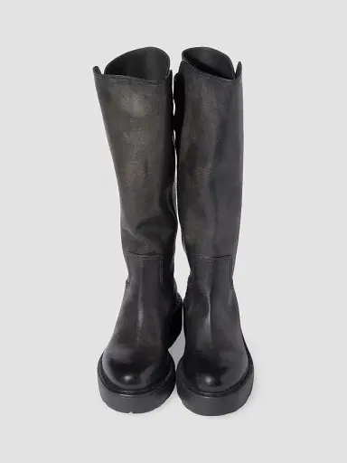 Miu Miu Women's Leather Boots - Black | Thumbnail 2 Miu Miu Women's Leather Boots - Black | Thumbnail 2