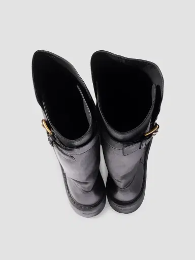 Miu Miu Women's Leather Boots - Black | Thumbnail 3 Miu Miu Women's Leather Boots - Black | Thumbnail 3