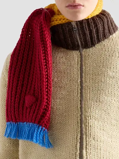 Prada Women's Wool Scarf | Thumbnail 2 Prada Women's Wool Scarf | Thumbnail 2