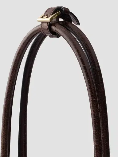 Prada Women's Bonnie Extra-Large Leather Top Handle Bag - Dark Brown | Thumbnail 6 Prada Women's Bonnie Extra-Large Leather Top Handle Bag - Dark Brown | Thumbnail 6