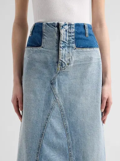 Maison Margiela Women's Waistless Denim Maxi Skirt | Thumbnail 5 Maison Margiela Women's Waistless Denim Maxi Skirt | Thumbnail 5