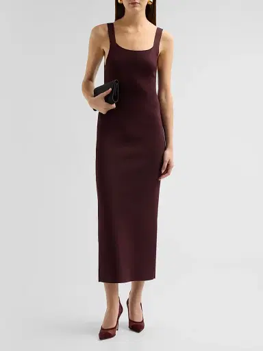 Gianvito Rossi Women's 95MM Mesh & Suede Pumps - Dark Red | Thumbnail 3 Gianvito Rossi Women's 95MM Mesh & Suede Pumps - Dark Red | Thumbnail 3