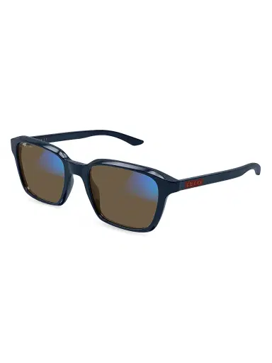 Gucci Men's Flag 52MM Square Sunglasses - Blue | Thumbnail 2 Gucci Men's Flag 52MM Square Sunglasses - Blue | Thumbnail 2