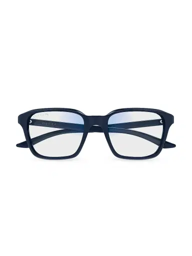 Gucci Men's Flag 52MM Square Sunglasses - Blue | Thumbnail 3 Gucci Men's Flag 52MM Square Sunglasses - Blue | Thumbnail 3