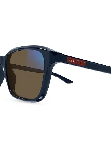 Gucci Men's Flag 52MM Square Sunglasses - Blue | Thumbnail 8 Gucci Men's Flag 52MM Square Sunglasses - Blue | Thumbnail 8