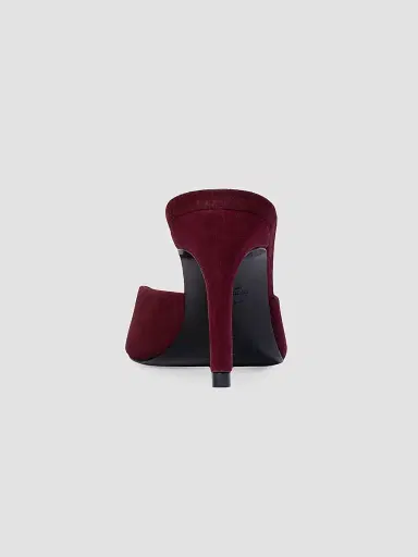 Black Suede Studio Women's Brea 80MM Suede Mules - Cardovan Suede - Size 12 | Thumbnail 3 Black Suede Studio Women's Brea 80MM Suede Mules - Cardovan Suede - Size 12 | Thumbnail 3