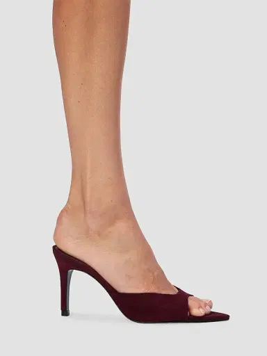 Black Suede Studio Women's Brea 80MM Suede Mules - Cardovan Suede - Size 12 | Thumbnail 5 Black Suede Studio Women's Brea 80MM Suede Mules - Cardovan Suede - Size 12 | Thumbnail 5