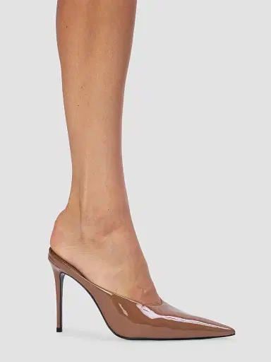Black Suede Studio Women's Fallon 100MM Patent Pumps - Mousse Patent Leather - Size 11 | Thumbnail 5 Black Suede Studio Women's Fallon 100MM Patent Pumps - Mousse Patent Leather - Size 11 | Thumbnail 5