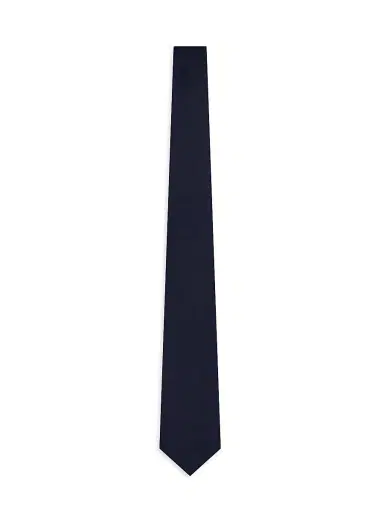 Giorgio Armani Men's Silk Twill Tie - Black Diamond | Thumbnail 1 Giorgio Armani Men's Silk Twill Tie - Black Diamond | Thumbnail 1