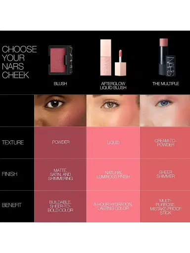 NARS Women's Afterglow Liquid Blush - Wanderlust | Thumbnail 7 NARS Women's Afterglow Liquid Blush - Wanderlust | Thumbnail 7