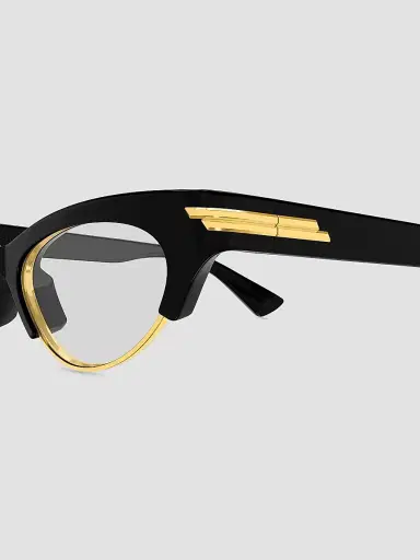 Bottega Veneta Women's Bold Ribbon 52MM Cat-Eye Sunglasses - Black | Thumbnail 3 Bottega Veneta Women's Bold Ribbon 52MM Cat-Eye Sunglasses - Black | Thumbnail 3