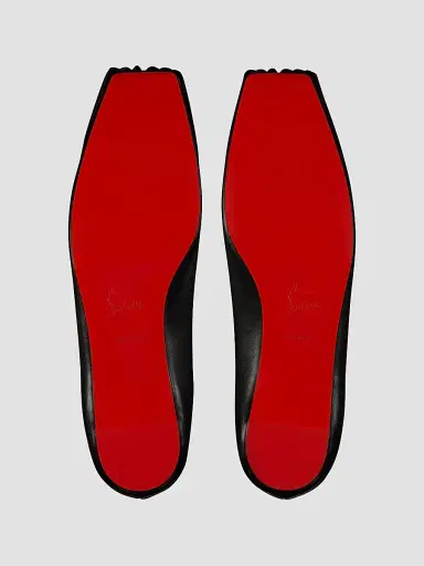 Christian Louboutin Women's Cassia Nodo Flats - Black | Thumbnail 5 Christian Louboutin Women's Cassia Nodo Flats - Black | Thumbnail 5