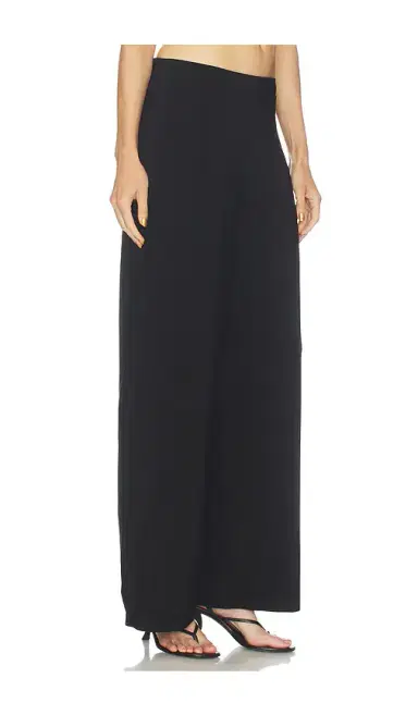 Norma Kamali Flat Front Wide Pant | Thumbnail 2 Norma Kamali Flat Front Wide Pant | Thumbnail 2