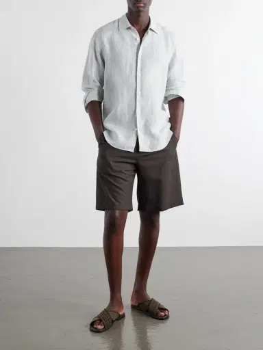 Orlebar Brown Giles Linen Shirt - Men | Thumbnail 2 Orlebar Brown Giles Linen Shirt - Men | Thumbnail 2